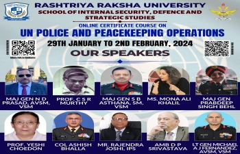 5-Day Online Certificate Course on UN Police and Peacekeeping Operations from 29th January to 02nd February, 2024